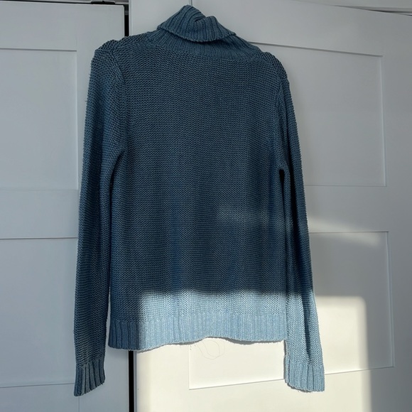 Blue Knit Turtleneck - Picture 2 of 3
